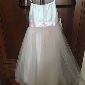 NWT White& pink dress